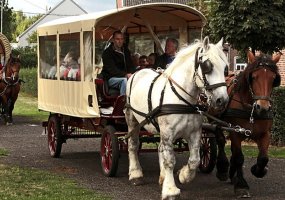 3ème et dernière édition des balades en calèche tirée par des chevaux de trait - Office du Tourisme du Pays d'Aubel.